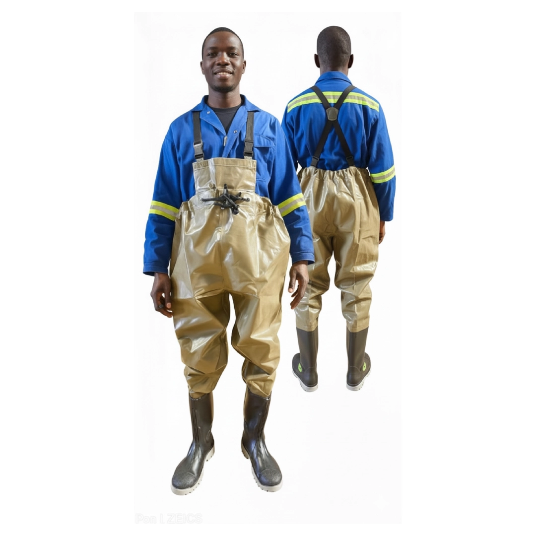 WADER BOOT WITH STEEL TOE CAP & STEEL MID SOLE PLATE