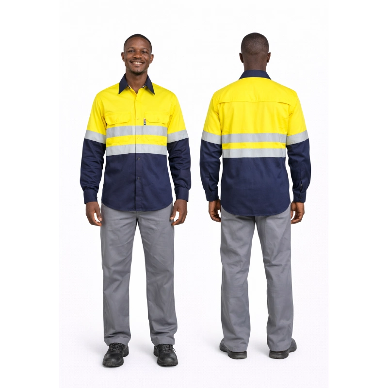 Yellow Navy Shirt